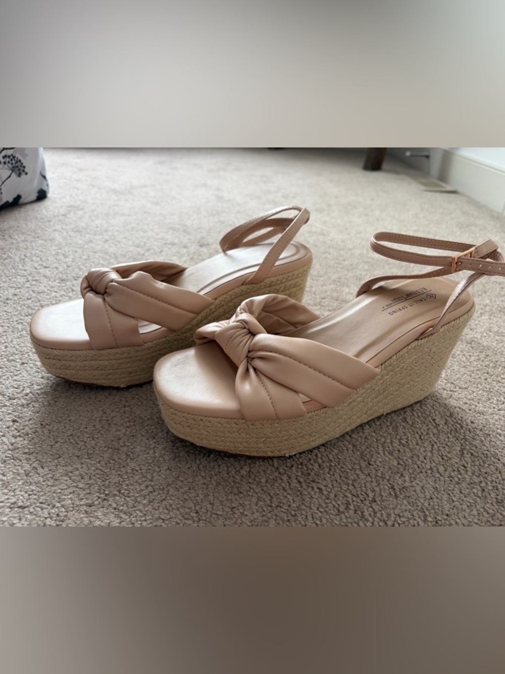 🤍 CALL IT SPRING - Size 9 - Pink Shoes - Wedges